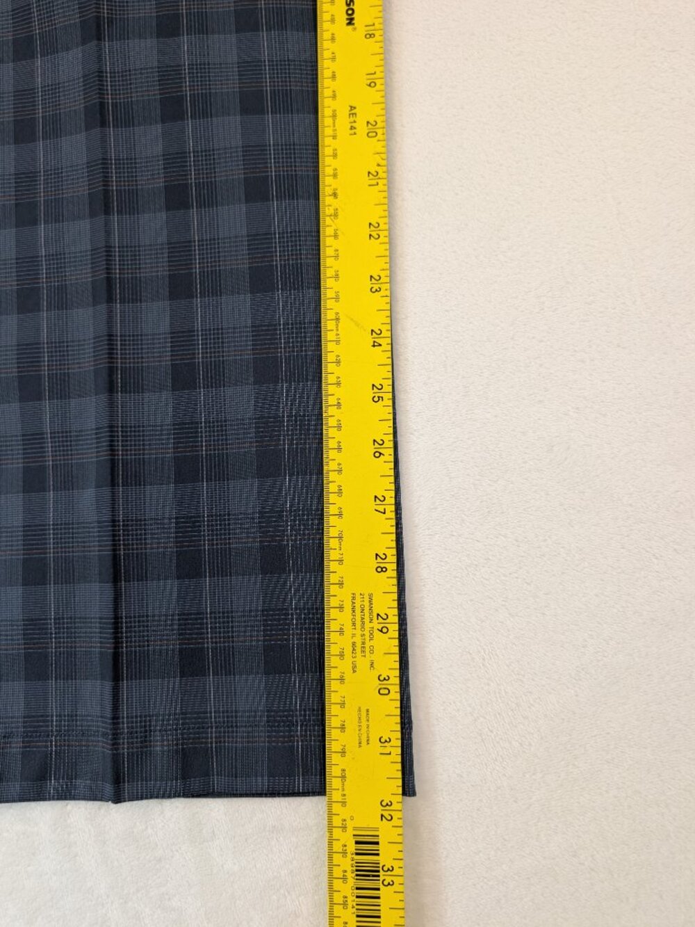 Nike Golf Pants Dri-FIT Navy Blue Plaid Straight Leg Mens 36x36‎ | BUNDLE - Picture 7 of 10